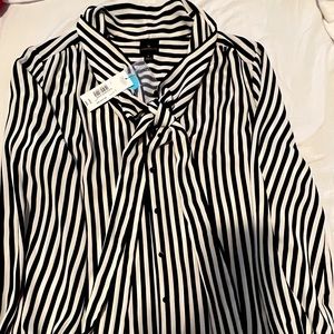 Worthington Stripe Black and White